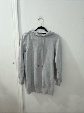 BP Gray Hooded Women's Sweatshirt Dress, size XS